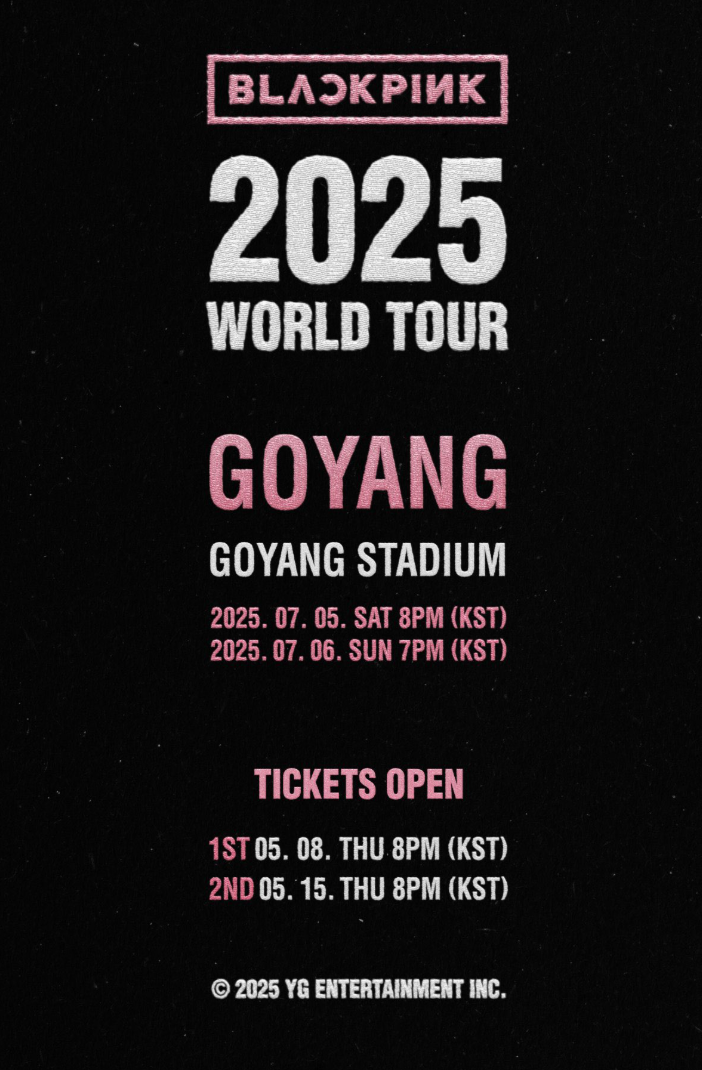 2025 BLACKPINK WORLD TOUR  GOYANG